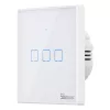 Interruttore luminoso smart da parete Sonoff T2 EU TX 3 canali Wi‑Fi + RF 433