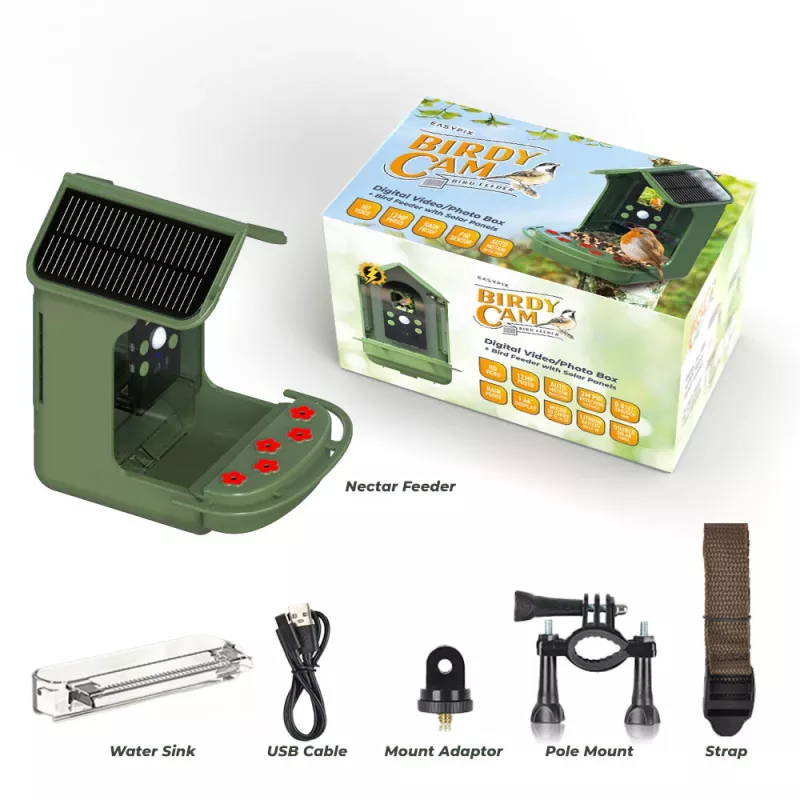 EASYPIX Bird Camera Easypix Bird Cam 10123 1080p HD visione notturna