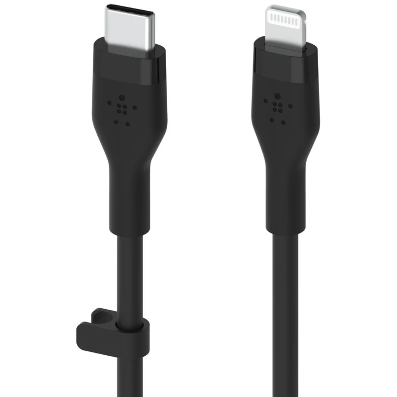 Cavo Lightning 2 m Belkin CAA009BT2MBK USB C a Lightning nero