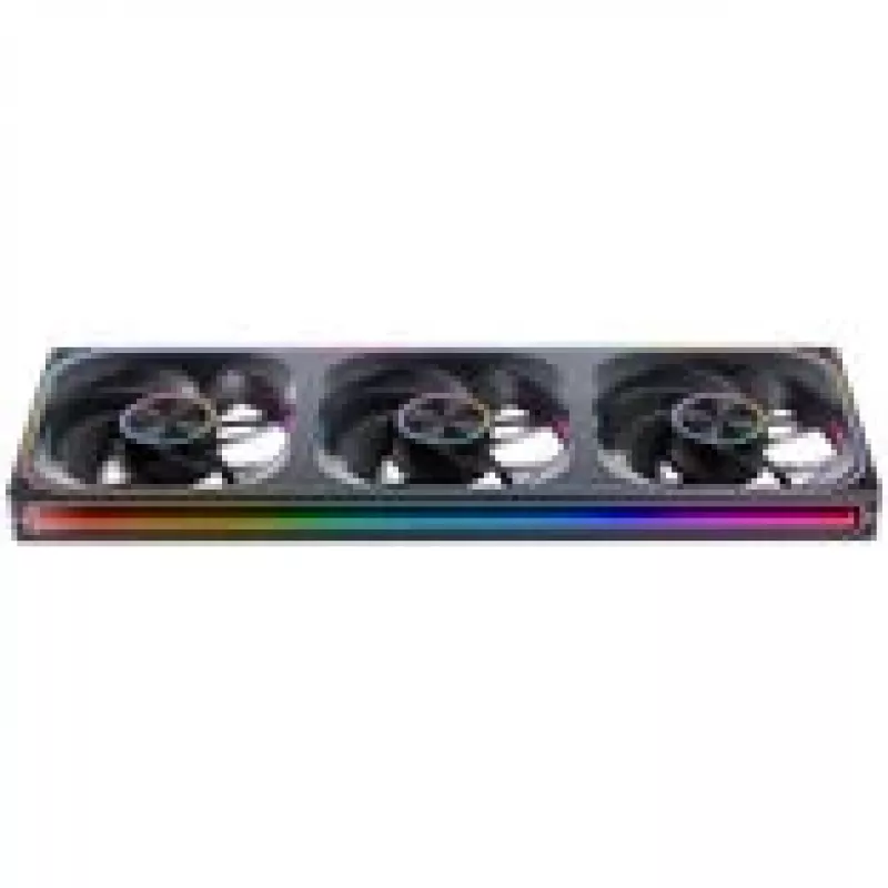 Ventola per case Jonsbo ZA-420BR PWM Reverse ARGB — 3×140 mm, nero