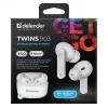 Cuffie Bluetooth Defender TWINS 903, bianche