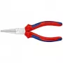 KNIPEX 30 35 160 – Pinza piatta a punte – 2,5 mm – 4,1 cm – Acciaio – Blu/Rosso – 16 cm