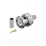 Goobay 11333 Connettore BNC a crimpare per cavo RG 58/U, pin dorato