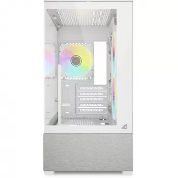 Case Sharkoon MK7 ARGB mATX 2x vetro bianco