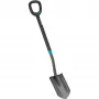 Gardena 17012-20 – Pala per drenaggio – acciaio – nero – a D – monocolore