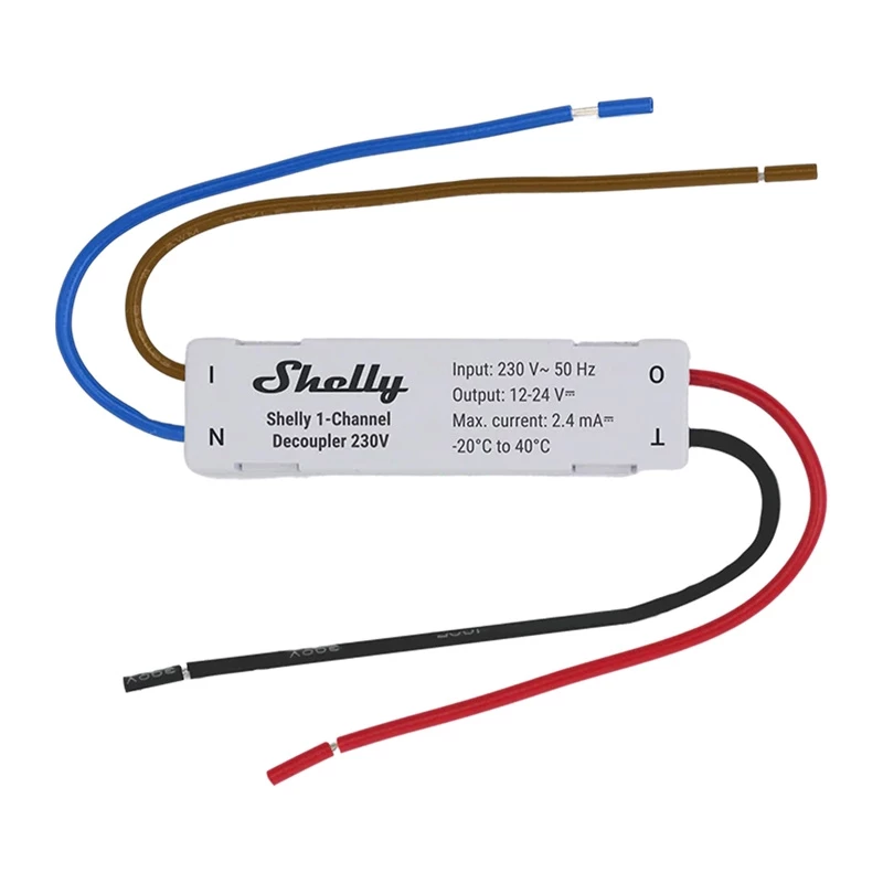 Shelly Decoupler disaccoppiatore 1 canale 230V