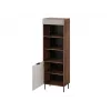 Cama 3 ALMERA scaffale 60x42x185 noce/cashmere