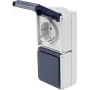 as - Schwabe 62462 presa da parete IP54 grigia (62462)
