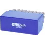 Set di punzoni per lettere KS TOOLS 27 pz. modello 156.0468 — punzoni in metallo per lettere e numeri, set da 27 pezzi