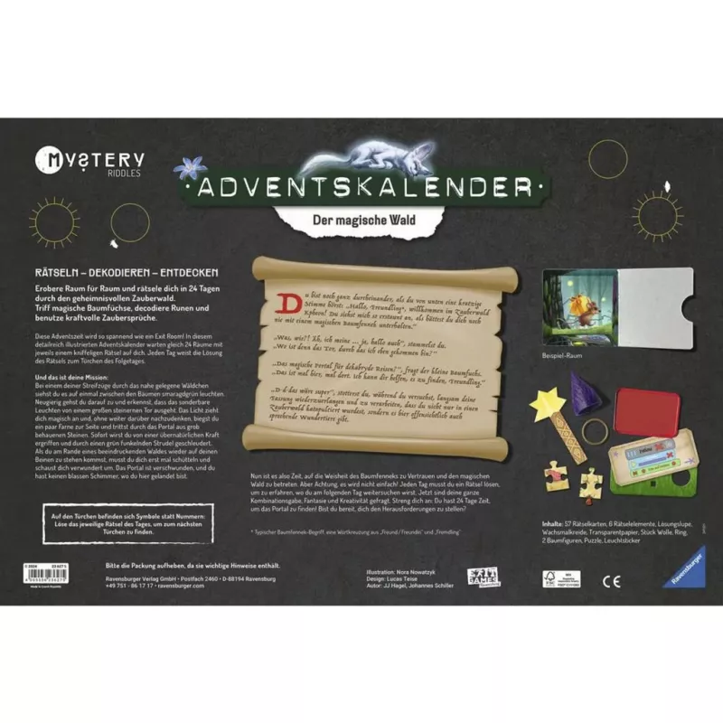 Calendario dell'Avvento misterioso - Il bosco magico, Puzzle Game