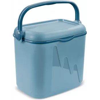 Borsa termica portatile 20L Curver Tourist 262277 blu — borsa termica da viaggio 20 L in polipropilene con maniglia, 396×265×428 mm, 1,8 kg