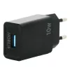 Mobilis - alimentatore - rapido - 10,5 Watt - QC (USB) - nero - Europa (001360)