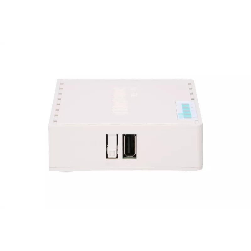 Mikrotik RB750GR3 router con filo Gigabit Ethernet turchese, bianco