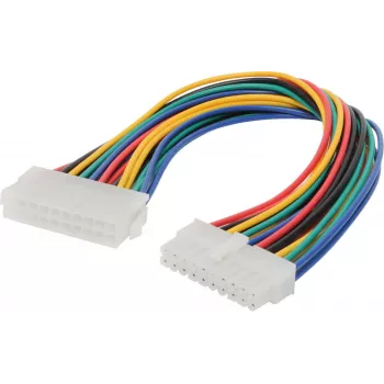 Cavo ATX 20‑pin ShiverPeaks BS78224‑HQ — connettore maschio 20‑pin su femmina, 0,3 m