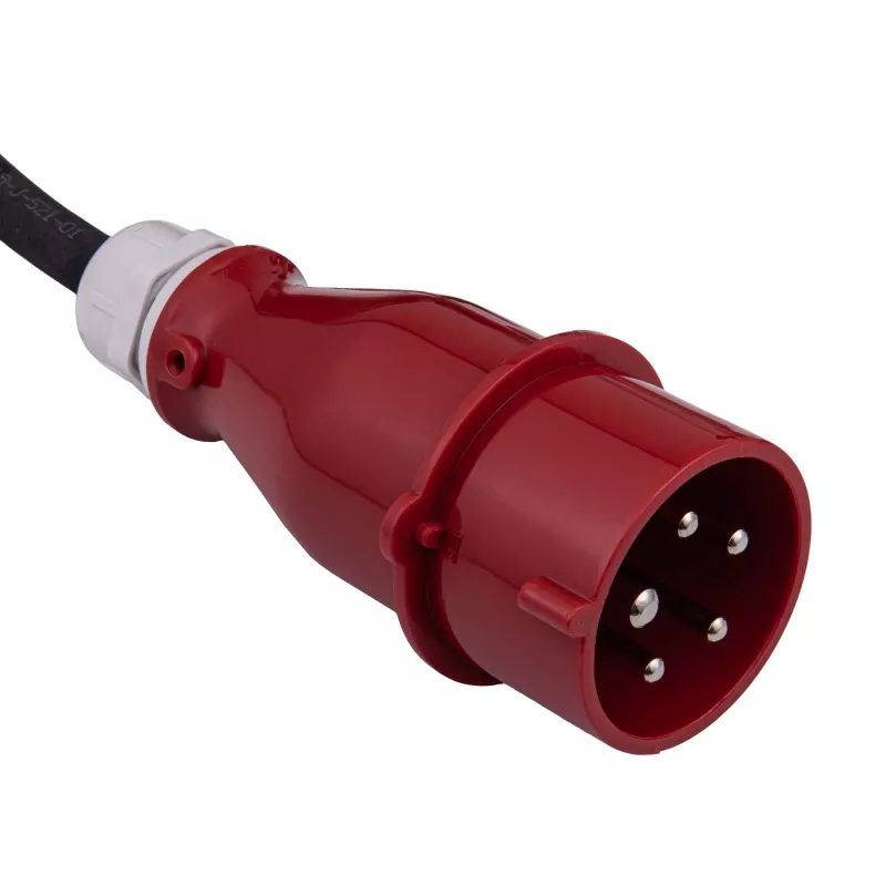Akyga AK-EC-24 caricabatterie EV mobile, GB/T, connettore maschio CEE 5 pin, trifase, 32 A, 22 kW, LCD, 5 m