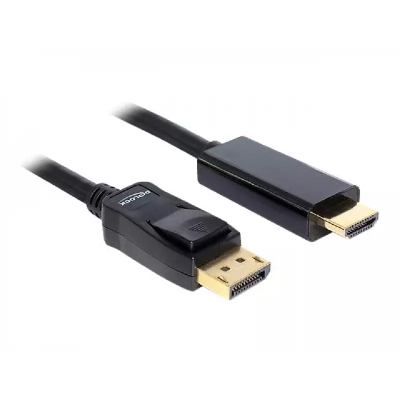 Cavo Delock DisplayPort 1.1 maschio > High Speed HDMI-A maschio passivo 3 m nero (82435)