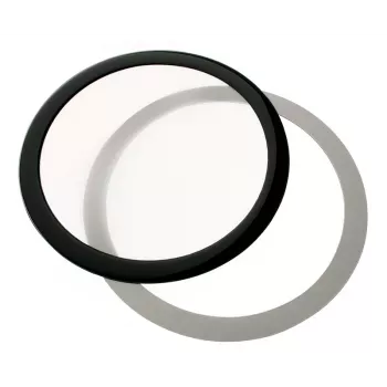 Filtro antipolvere rotondo DEMCiflex 200 mm — DEMCiflex DF0496, nero/bianco