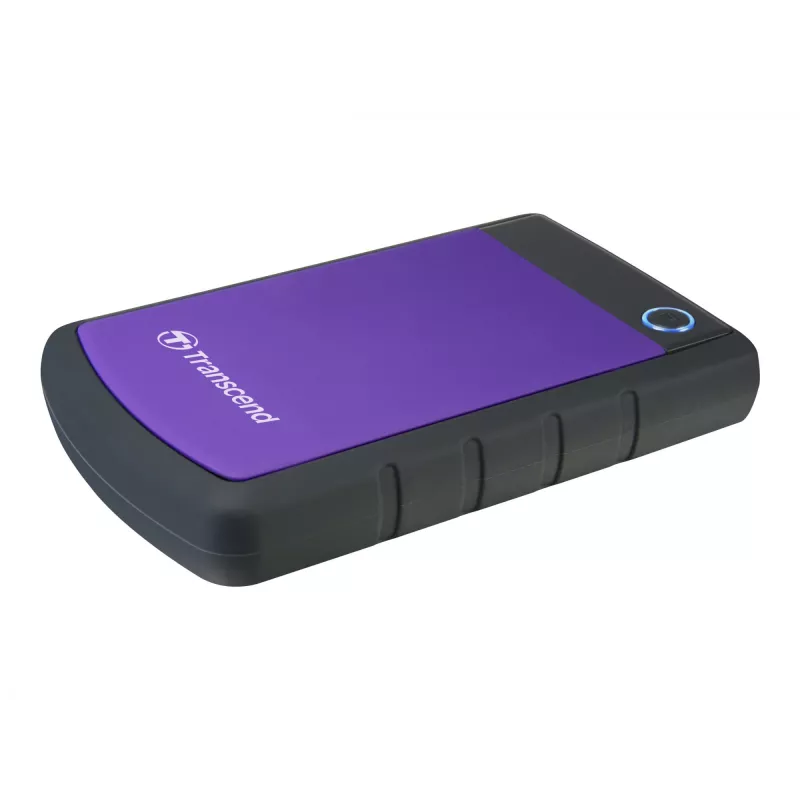 Transcend StoreJet 25H3P - disco rigido - 1TB - esterno - 6,4 cm (2.5) - SuperSpeed USB - 5400 giri/min - buffer: 8MB - brilliant purple (TS1TSJ25H3P)