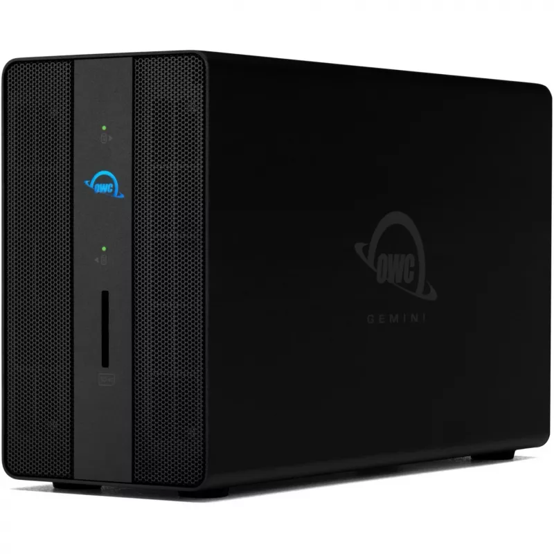 Case di archiviazione e docking RAID hardware OWC Gemini a doppia unità TB3 - Thunderbolt 3 - Thunderbolt