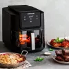 Friggitrice ad aria calda Rommelsbacher FRH 1700 Single 8 L a installazione libera 1700 W con 10 programmi e display LED