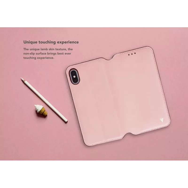 Custodia folio VixFox per iPhone 7/8 — rosa, custodia protettiva folio