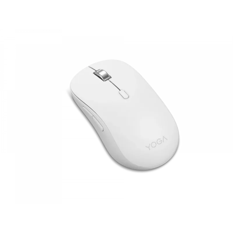Mouse Lenovo Yoga ambidestro Bluetooth ottico 4000 DPI bianco, 8 tasti, rotella