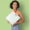 Ecomed by Medisana PS-72E bilancia pesapersone – 150 kg, piattaforma in vetro, bianco