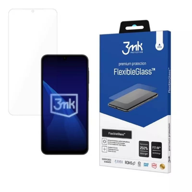 Protezione display 3MK FlexibleGlass per Samsung Galaxy A17 5G/4G (specifica per modello)