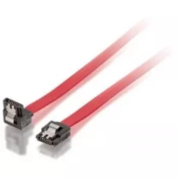 Cavo Equip SATA II, angolare, 0,5m, 0,5 m, SATA II, SATA 7-Pin, SATA 7-Pin, connettore maschio/connettore maschio, rosso