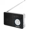 TechniSat DigitRadio 1 A 0100/4997 radio digitale, DAB+/FM, RDS, 40 stazioni preimpostate, funzione di allarme ASA, nero/argento