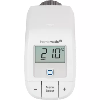 Termostato smart per termosifone Basic (HmIP-eTRV-B-2), termostato per riscaldamento bianco