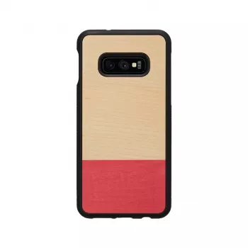 Custodia per smartphone man and wood per Galaxy S10e – miss match nero, guscio rigido protettivo