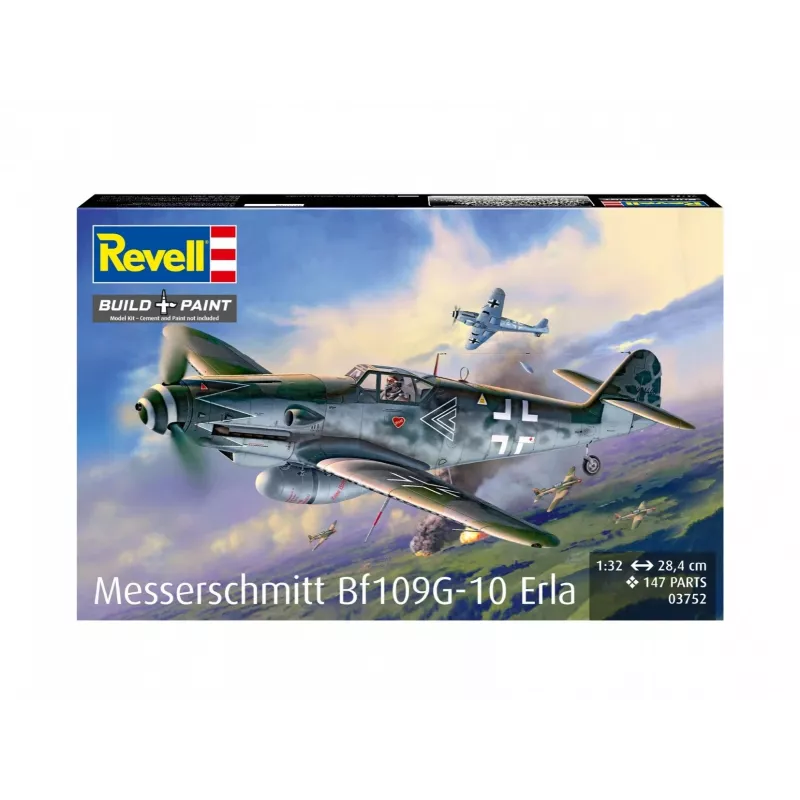 Modellino in plastica REVELL Messerschmitt Bf109G-10 Erla scala 1:32