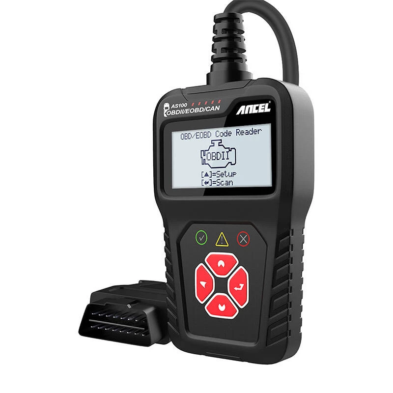 Dispositivo diagnostico OBD2 Ancel AS100/AC100, supporto multi-protocollo, formato palmare compatto