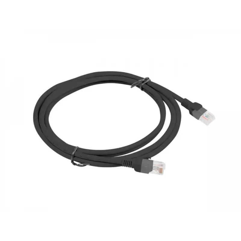Cavo di rete LANBERG PCU5-10CC-0200-BK RJ-45 Cat5e U/UTP 2 m nero