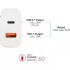 Alcasa PCA-W003W caricabatterie per dispositivi mobili bianco (PCA-W003W)