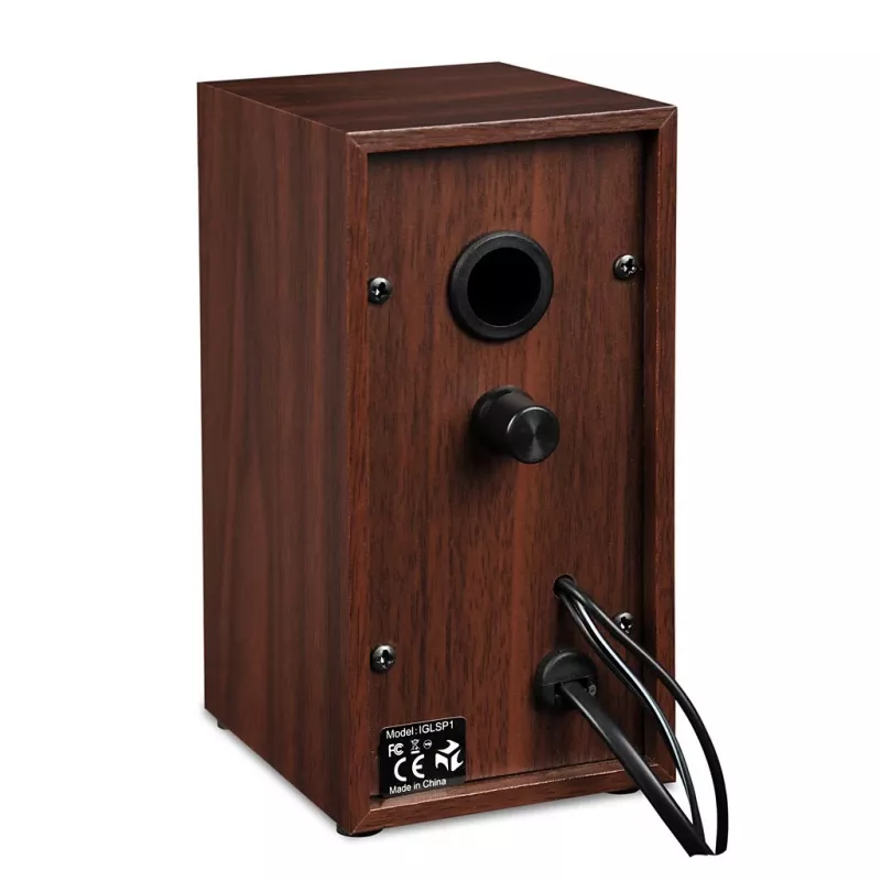 Diffusori IBOX IGLSP1 cablati 2.0 da tavolo 10 W ciliegia