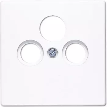 Interruttore con cornice da parete JUNG LS 990 SAT WW – cornice serie minimalista per interruttori elettrici modulari