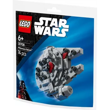 LEGO giocattolo da costruzione 30708 Star Wars Millennium Falcon mini modello Polybag, piccolo set da collezione