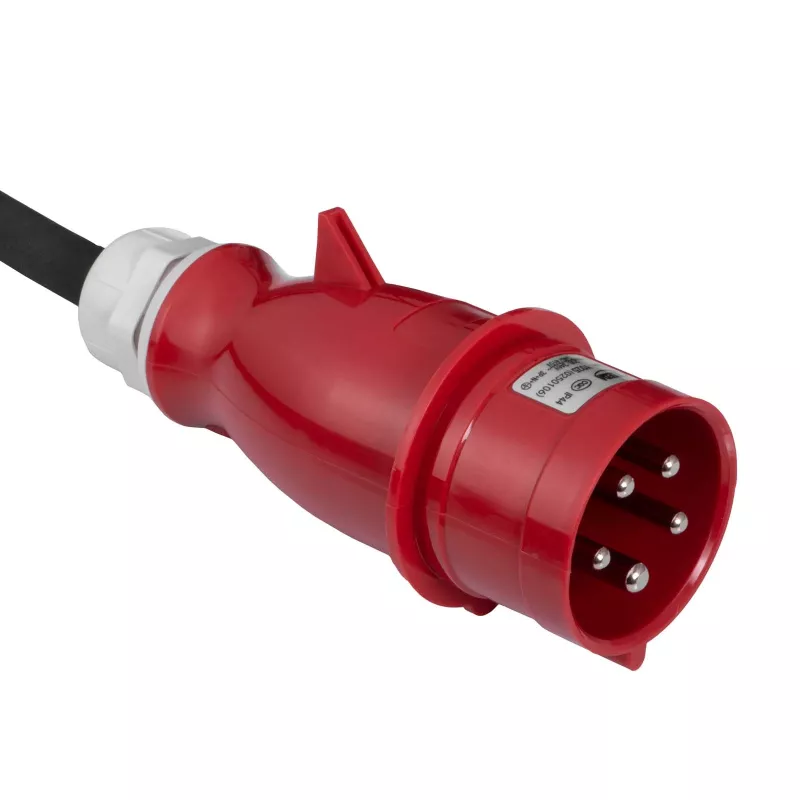 Akyga AK-EC-22 caricabatterie EV mobile, Type 2, spina CEE 5 poli, trifase, 32 A, 22 kW, LCD, 5 m