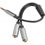 Sharkoon PMP35 - Adattatore audio - Mini connettore maschio a 4 poli (M)