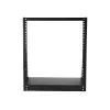 StarTech.com rack per server desktop heavy-duty a 2 montanti 12U, piccolo rack aperto per computer da 19
