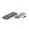GEMBIRD EE2280-U3C-01 case Gembird M.2 su USB 3.0, alluminio, nero