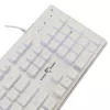 Tastiera da gaming meccanica White Shark TACHI-W-US — layout TACHI White compatto