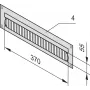 SCHROFF Piastra passacavi 4U 7021 - Accessorio per rack - 4 U (20118797)