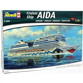 Modello in plastica nave da crociera Aida