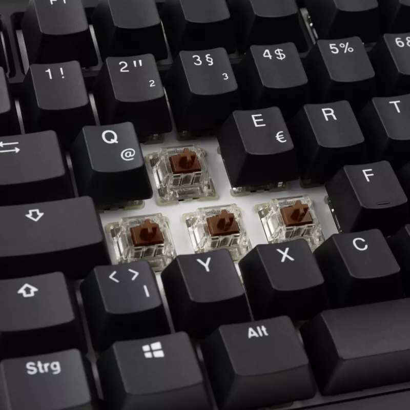 Ducky Tinker 75 Tastiera Gaming USB Tedesco Nero