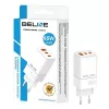 Beline ad. Siec. 2x USB-C 1x USB 65W bianco/bianco (solo testa) PD 3.0 QC