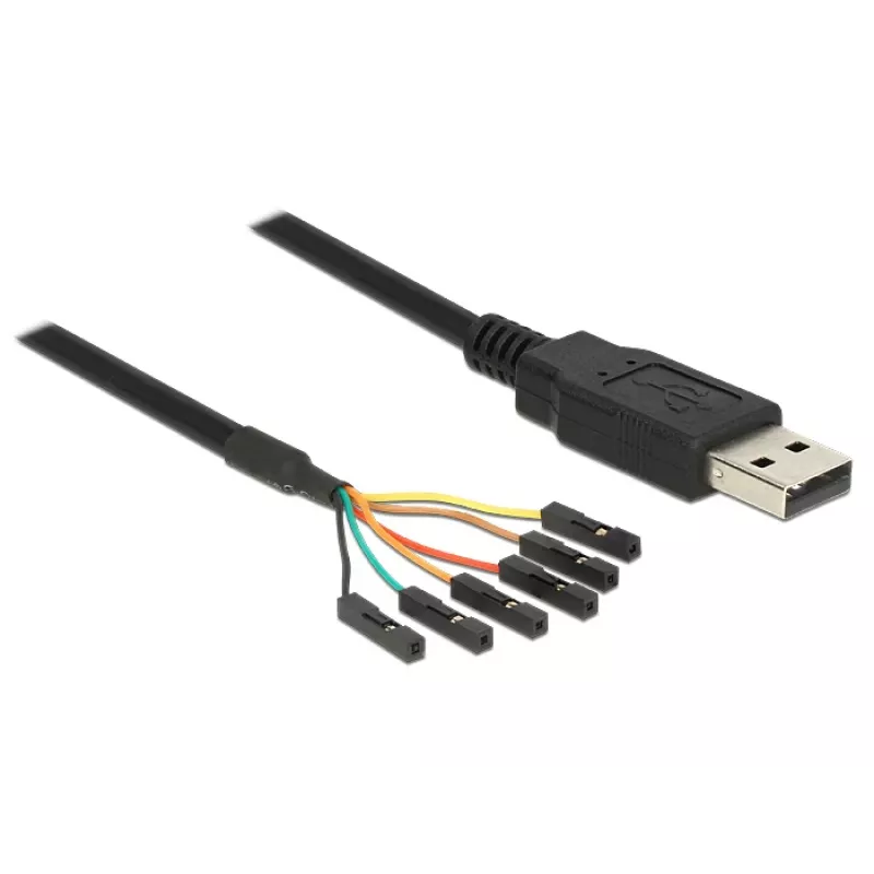 Cavo USB DeLOCK 1,8 m USB2.0-A/TTL 6 poli nero