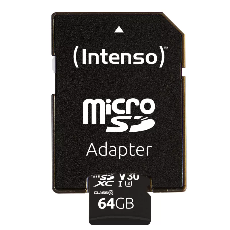 Scheda di memoria Intenso 64 GB MicroSDXC UHS-I Class 10 3433490